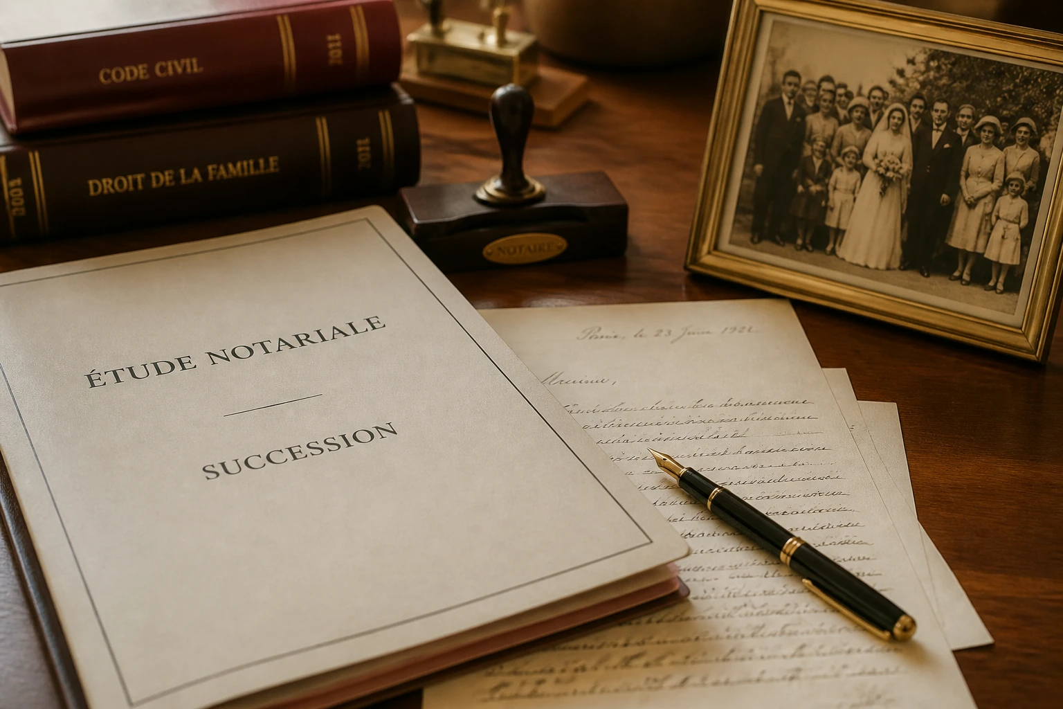 Succession père décédé, belle-mère vivante : qui hérite ?